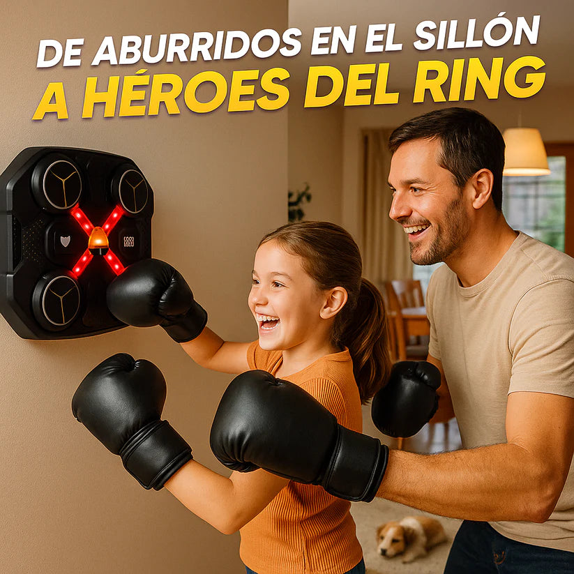 Máquina de boxeo musical con Bluetooth