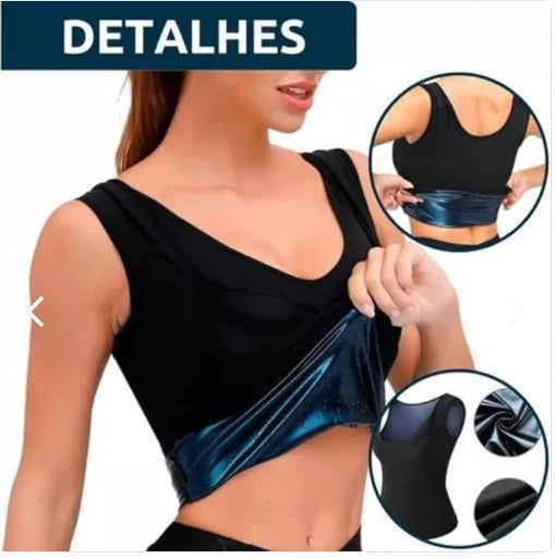 🔥 ¡COMPRA 1 Y LLÉVATE 2! Camiseta Reductora para mujer con Efecto Sauna – Quema Grasa y Moldea al Instante.