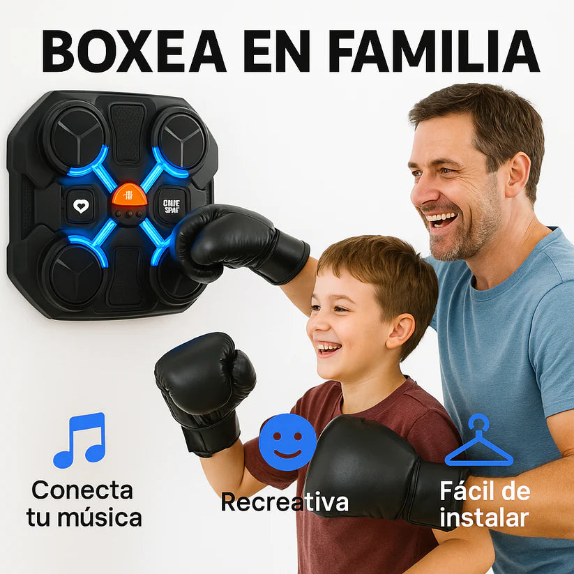Máquina de boxeo musical con Bluetooth