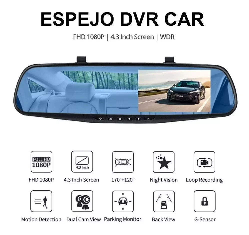 ESPEJO RETROVISOR CON CÁMARA TÁCTIL®