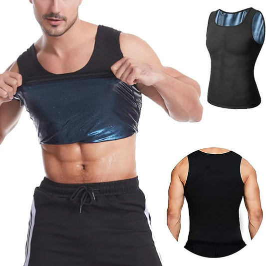 🔥 ¡COMPRA 1 Y LLÉVATE 2! Camiseta Reductora para Hombre  con Efecto Sauna – Quema Grasa y Moldea al Instante