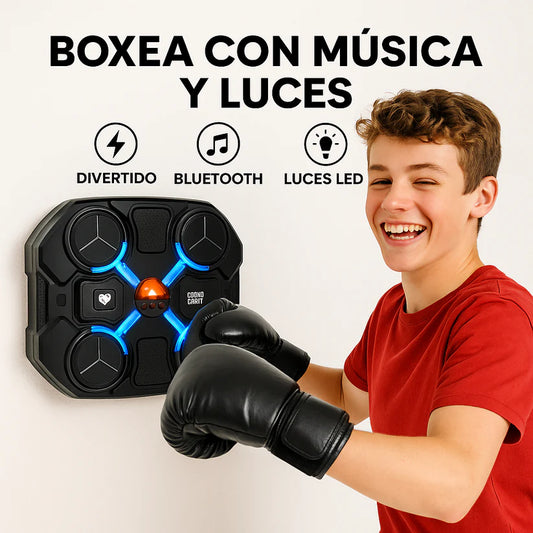 Máquina de boxeo musical con Bluetooth