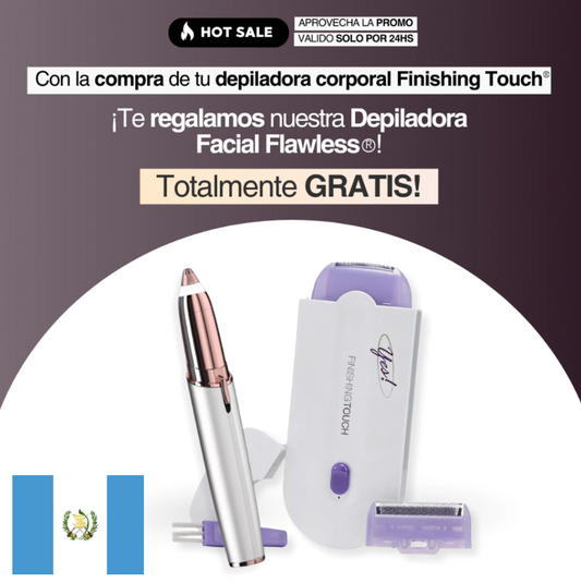 FINISHING TOUCH® | Depilación laser rápida e indolora ✨ + Depiladora facial de REGALO!