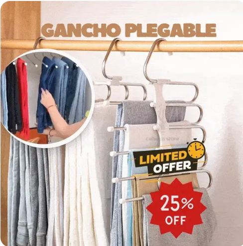 COMBO x3 PERCHAS PARA PANTALÓN – AHORRA ESPACIO Y ORGANIZA MÁS 👖✨